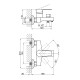 Смеситель для ванны Brinex 35C 006N2