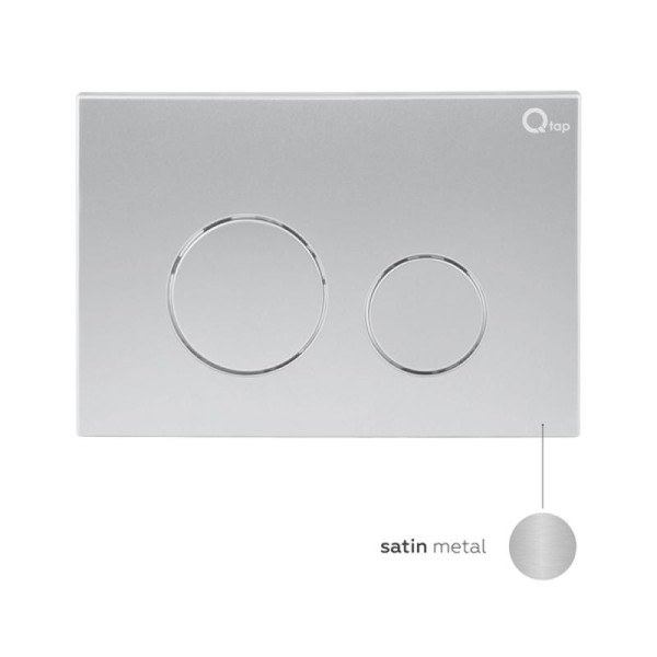Готовое решение Qtap для ванной комнаты: подвесной унитаз Robin Ultra Quiet 490x365x325 + комплект инсталляции Nest 4 в 1 (круглая клавиша Satin)6