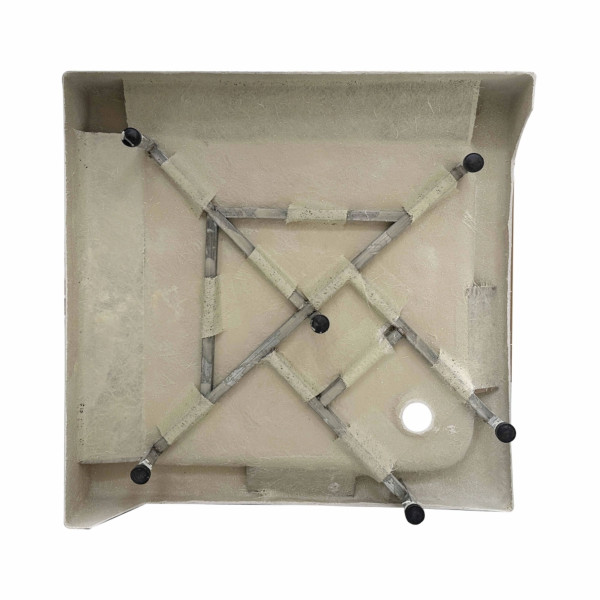 Lidz Wawel SC80x80.SAT.LOW.FR Душевая кабина квадратная, стекло Frost 4 мм + Lidz Душевой поддон KAPIELKA ST80x80х1412