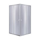 Душевая кабина Lidz Wawel SC80x80.SAT.LOW.GR, стекло тон. 4 мм + Lidz Душевой поддон KAPIELKA ST80x80х143