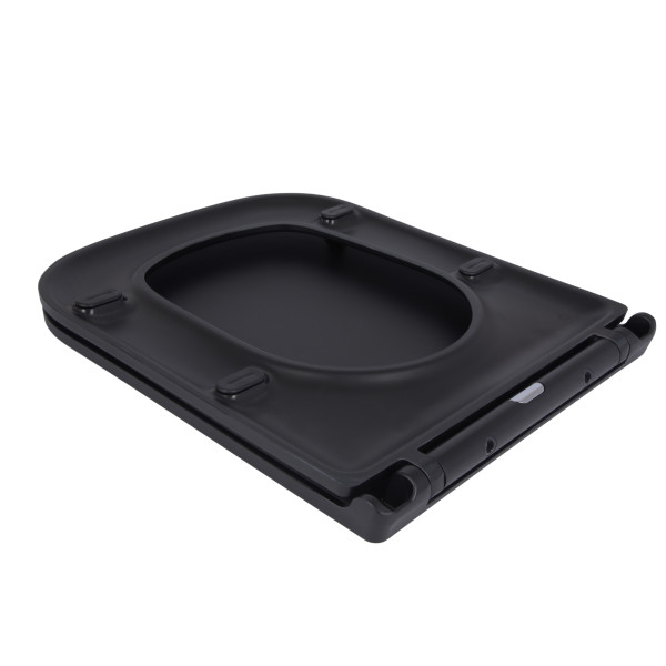 Сиденье для унитаза Qtap Tern 420х340х35 мм, Matt Black, с микролифтом, Slim Duroplast, Quick Release QT99HY2322MB4