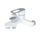 Смеситель для ванны Lidz Latwa 006 (c душевым гарнитуром) (k35) LDLAT006WHI45424 White4