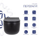 Унітаз підвісний Qtap Taurus безободковий з сидінням Soft-close QT2433084EUQMB3