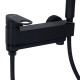 Смеситель для ванны Qtap Jay с поворотным изливом (c душевым гарнитуром) QTJAY260BLM45548 Black Matt5