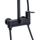 Душова система універсальна Qtap Jay на три споживача (з виливом) QTJAY111BLM45549 Black Matt4