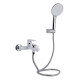 Смеситель для ванны Qtap Jay (c душевым гарнитуром) QTJAY259CRW45553 Chrome/White1