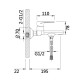 Смеситель для ванны Qtap Jay (c душевым гарнитуром) QTJAY259CRW45553 Chrome/White2
