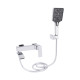 Смеситель для ванны Qtap Swan Cascada с поворотным изливом (c душевым гарнитуром) QTSWA260CRM45565 Chrome1