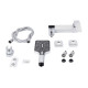 Смеситель для ванны Qtap Swan Cascada с поворотным изливом (c душевым гарнитуром) QTSWA260CRM45565 Chrome7
