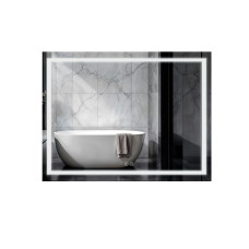 Зеркало Qtap Mideya (MI1) 900х700 с LED-подсветкой Touch, с антизапотеванием, с диммером QT2078NCF9070W1