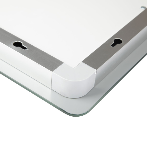 Зеркало Qtap Mideya 1000х700 с LED-подсветкой Touch, с антизапотеванием, диммером QT2078NCF10070W9