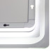 Зеркало Qtap Mideya 800х600 с LED-подсветкой Touch, с антизапотеванием, с часами, диммером QT2078NCF8060W8