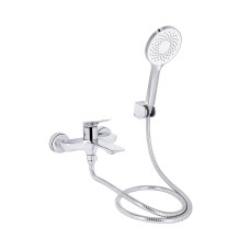 Смеситель для ванны Qtap Vlasta New (c душевым гарнитуром) QTVLA259CRM45642 Chrome1