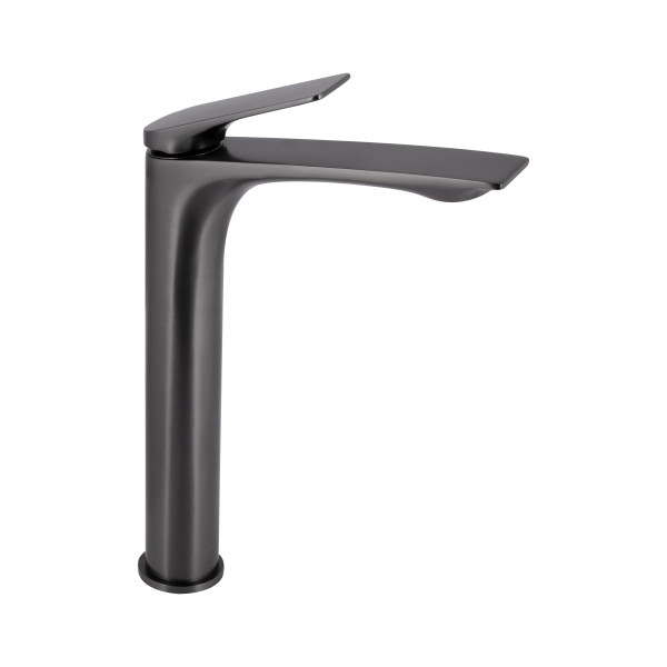 Змішувач для раковини Qtap Vlasta New високий QTVLA269GMB45653 Gunmetal Black PVD1