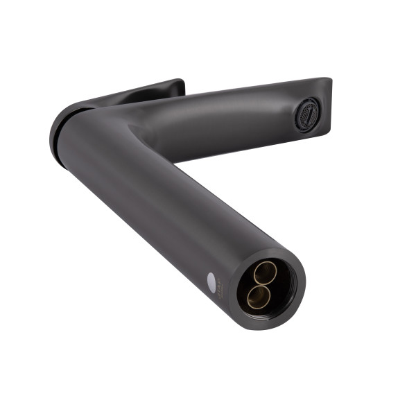 Змішувач для раковини Qtap Vlasta New високий QTVLA269GMB45653 Gunmetal Black PVD4