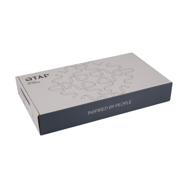 Змішувач для раковини Qtap Vlasta New високий QTVLA269GMB45653 Gunmetal Black PVD7