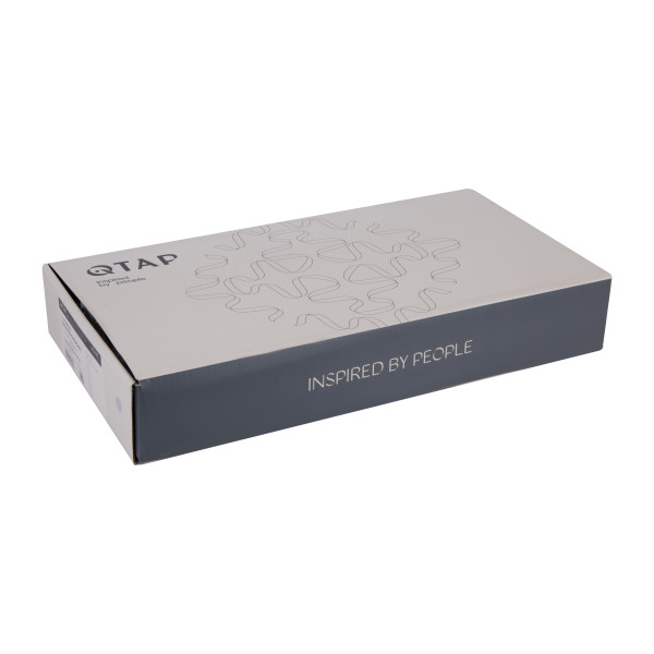 Змішувач для раковини Qtap Gemini високий QTGEM269GMB45680 Gunmetal Black PVD7