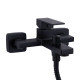 Смеситель для ванны Qtap Gemini (c душевым гарнитуром) QTGEM259BLM45682 Black Matt3