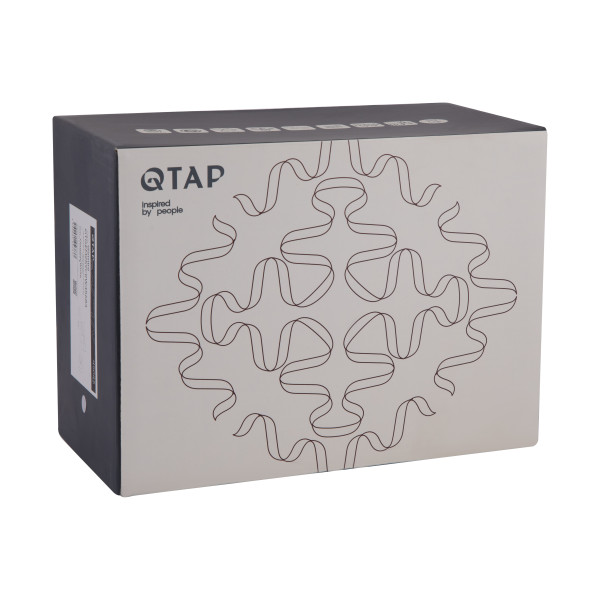 Змішувач для ванни Qtap Gemini (з душовим гарнітуром) QTGEM259CRW45683 Chrome/White8