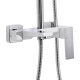 Душова система універсальна Qtap Gemini на три споживача (з виливом) QTGEM111CRW45687 Chrome/White3