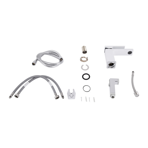 Смеситель для раковины Qtap Gemini (с гигиеническим душем) QTGEM272CRW45691 Chrome/White8