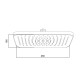 Лейка для верхнего душа Qtap Hlavova 260x180 мм прямоугольная QTHLA107CRM45784 Chrome/Black2