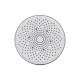 Лейка для верхнего душа Qtap Hlavova D 230 мм округлая QTHLA107CRM45787 Chrome/White4