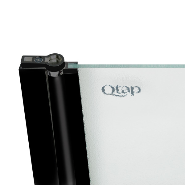 Штора на ванну Qtap Standard BLM407513APL стекло Pear 6 мм, 75х140 см, левая5