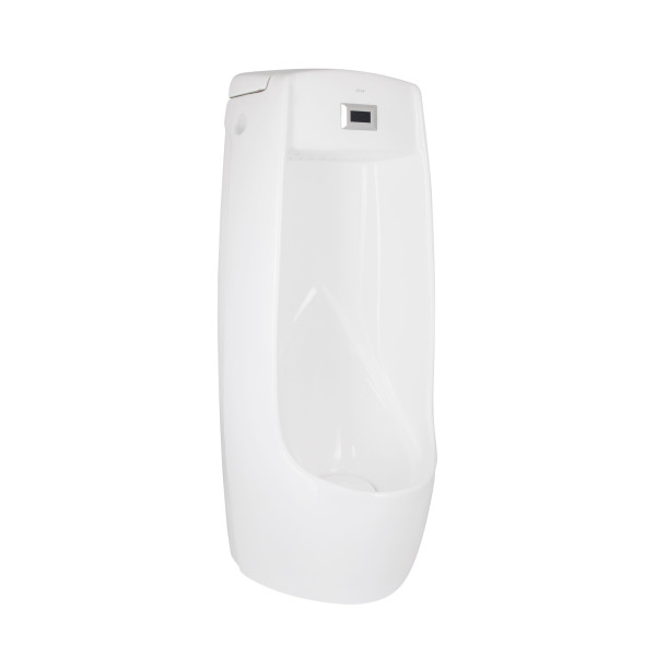 Пісуар підлоговий Qtap Scorpio з ІЧ-датчиком автоматичного змиву 430х370х990 White QT1488101HW1