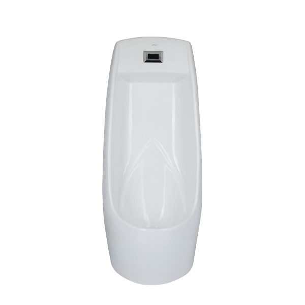 Пісуар підлоговий Qtap Scorpio з ІЧ-датчиком автоматичного змиву 430х370х990 White QT1488101HW4
