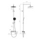 Душевая система универсальная Qtap Slavonice на три потребителя (с изливом) QTSLA111BLM45911 Black Matt2