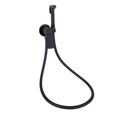Набор для гигиенического душа Qtap Slavonice округлый QTSLA262BLM45917 Black Matt1