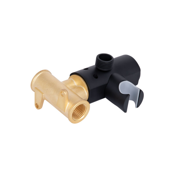Набор для гигиенического душа Qtap Slavonice округлый QTSLA262BLM45917 Black Matt6