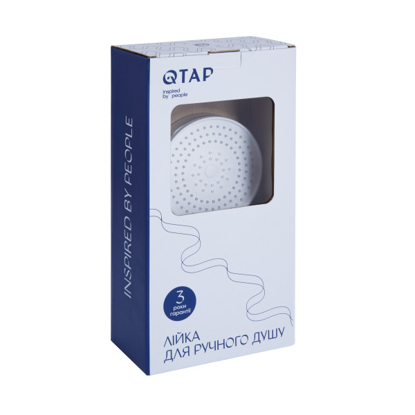 Лійка для ручного душу Qtap Rucni D 130 мм округла QTRUC125CRM45950 Chrome5