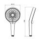 Лійка для ручного душу Qtap Rucni D 130 мм округла QTRUC125BLM45953 Black Matt2