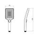 Лійка для ручного душу Qtap Rucni 140x95 мм прямокутна QTRUC125BLM45959 Black Matt2