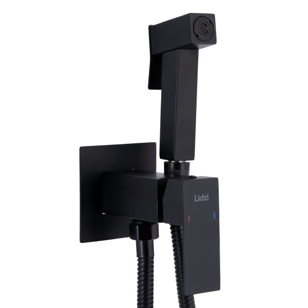 Набор для гигиенического душа Lidz Kubis 111 Black LDKUB111BLA46108 прямоугольный4