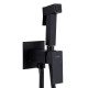 Набор для гигиенического душа Lidz Kubis 111 Black LDKUB111BLA46108 прямоугольный3
