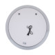 Дзеркало Qtap Taurus R600 з LED-підсвічуванням Touch, з антизапотіванням, з димером, рег. темп. кольору (3000-6500K) QT2478R6077