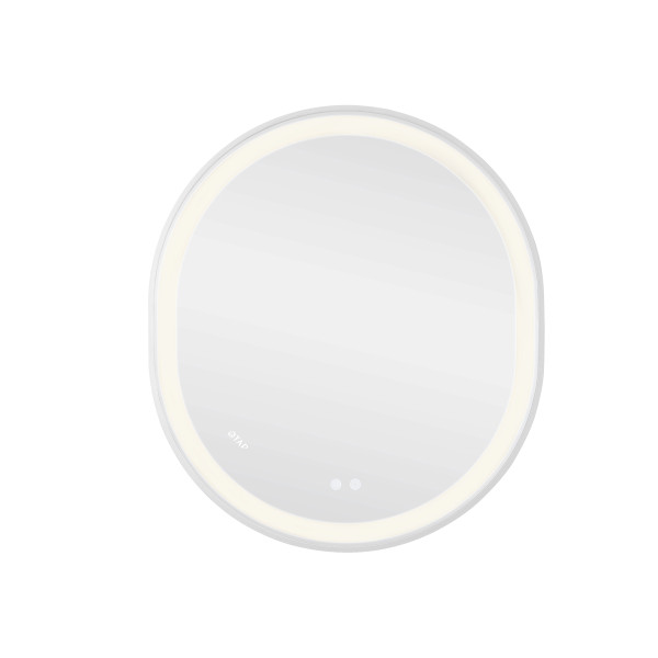 Зеркало Qtap Gemini 800х700 с LED-подсветкой Touch, с антизапотеванием, с диммером, рег. темп. цвета (3000-6500K) Reverse QT2578R8071W5