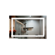 Зеркало Qtap Cardinal (CA1) 700х500 с LED-подсветкой Touch, с антизапотеванием, с диммером, рег. темп. цвета (3000-6500K) QT0478C50701