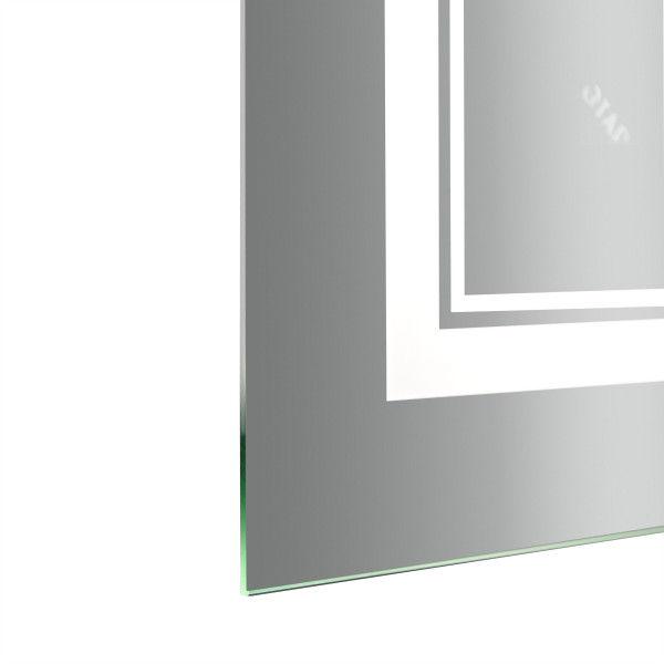 Дзеркало Qtap Cardinal 600х800 з LED-підсвічуванням Touch, з антизапотіванням, з димером, рег. темп. кольору (3000-6500K) QT0478C60808