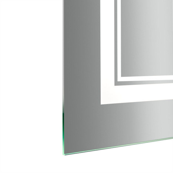 Зеркало Qtap Cardinal (CA1) 1000х800 с LED-подсветкой Touch, с антизапотеванием, с диммером, рег. темп. цвета (3000-6500K) QT0478C100808