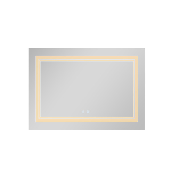 Зеркало Qtap Cardinal 1200х800 с LED-подсветкой Touch, с антизапотеванием, с диммером, рег. темп. цвета (3000-6500K) QT0478C120806