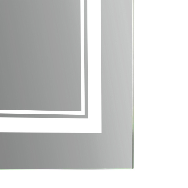 Зеркало Qtap Cardinal 1200х800 с LED-подсветкой Touch, с антизапотеванием, с диммером, рег. темп. цвета (3000-6500K) QT0478C1208010