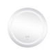 Зеркало Lidz Aria R600 с LED-подсветкой Touch, с антизапотеванием, с диммером, рег. яркости LD78LR6003