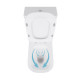 Унітаз-компакт Qtap Presto Quadro безободковий з сидінням Soft-close QT24221215AW6