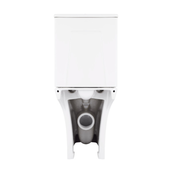 Унітаз-компакт Qtap Presto Quadro безободковий з сидінням Soft-close QT24221215AW8