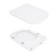 Унітаз-компакт Qtap Presto Quadro безободковий з сидінням Soft-close QT24221215AW8