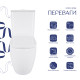 Унитаз напольный Qtap Robin New Ultra Quiet безободковый с сиденьем Soft-Close WHITE QT13226083AW3